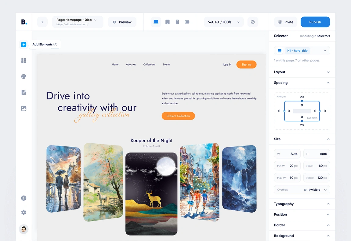 online auction website builder