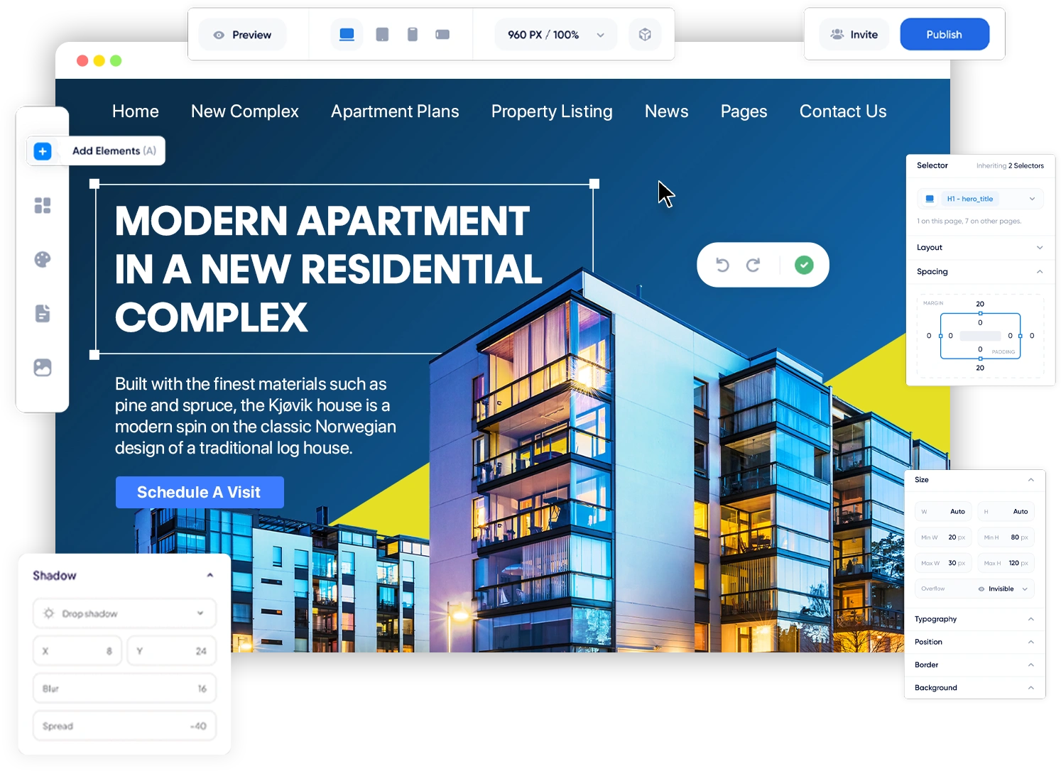 Commercial Real Estate Website Builder