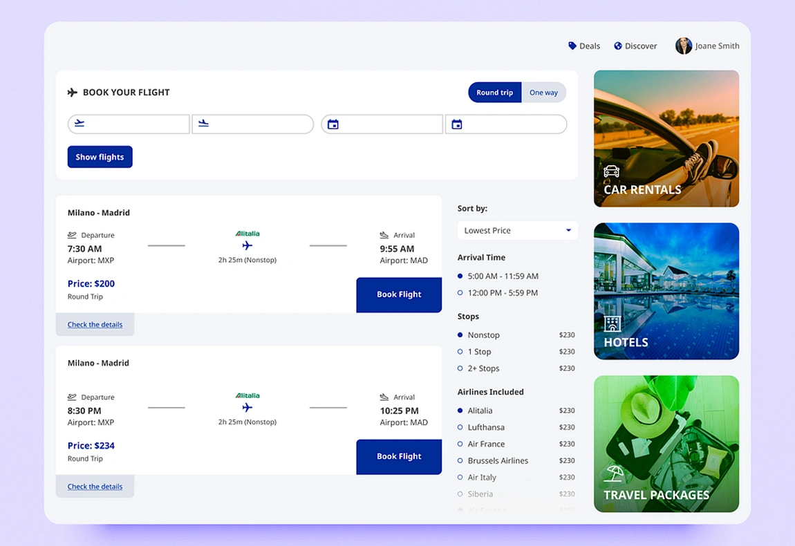 Seamless Booking Integration