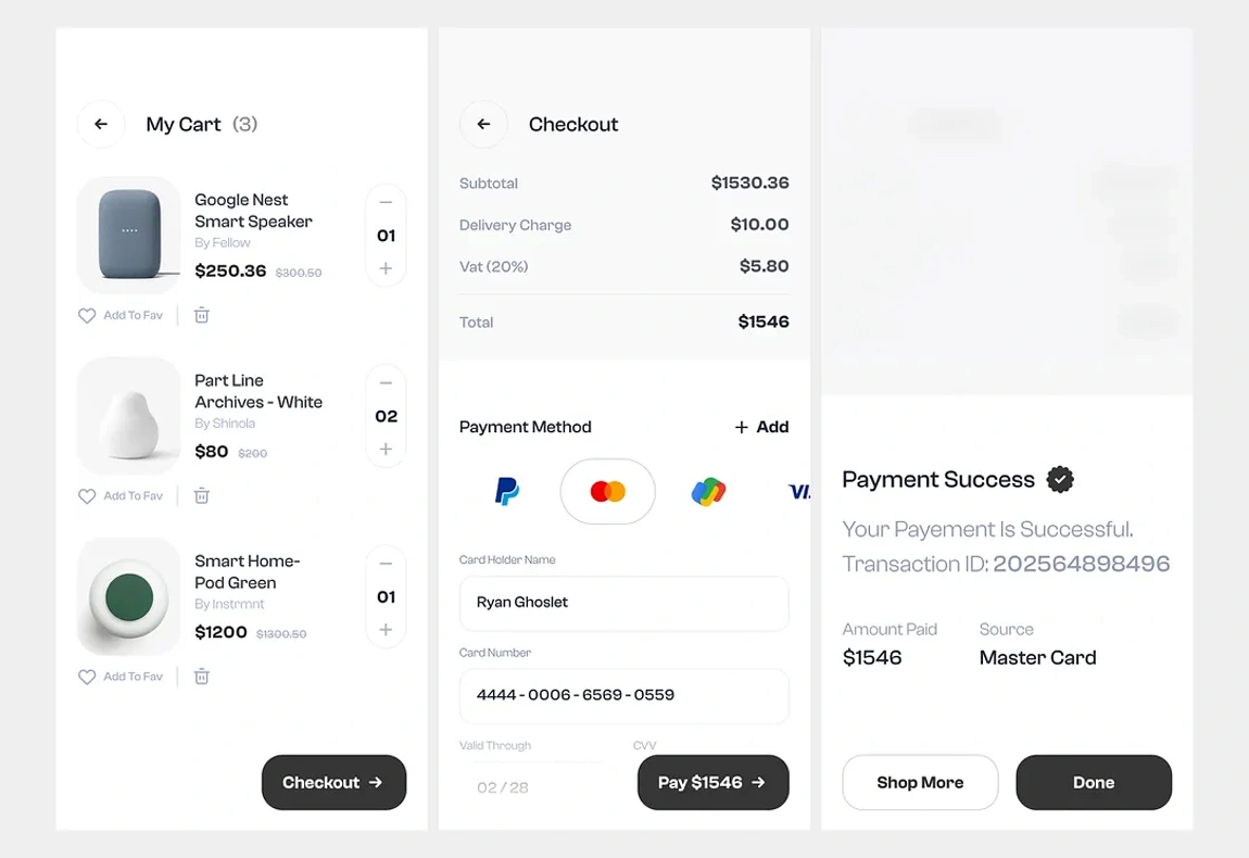 build shopping cart website