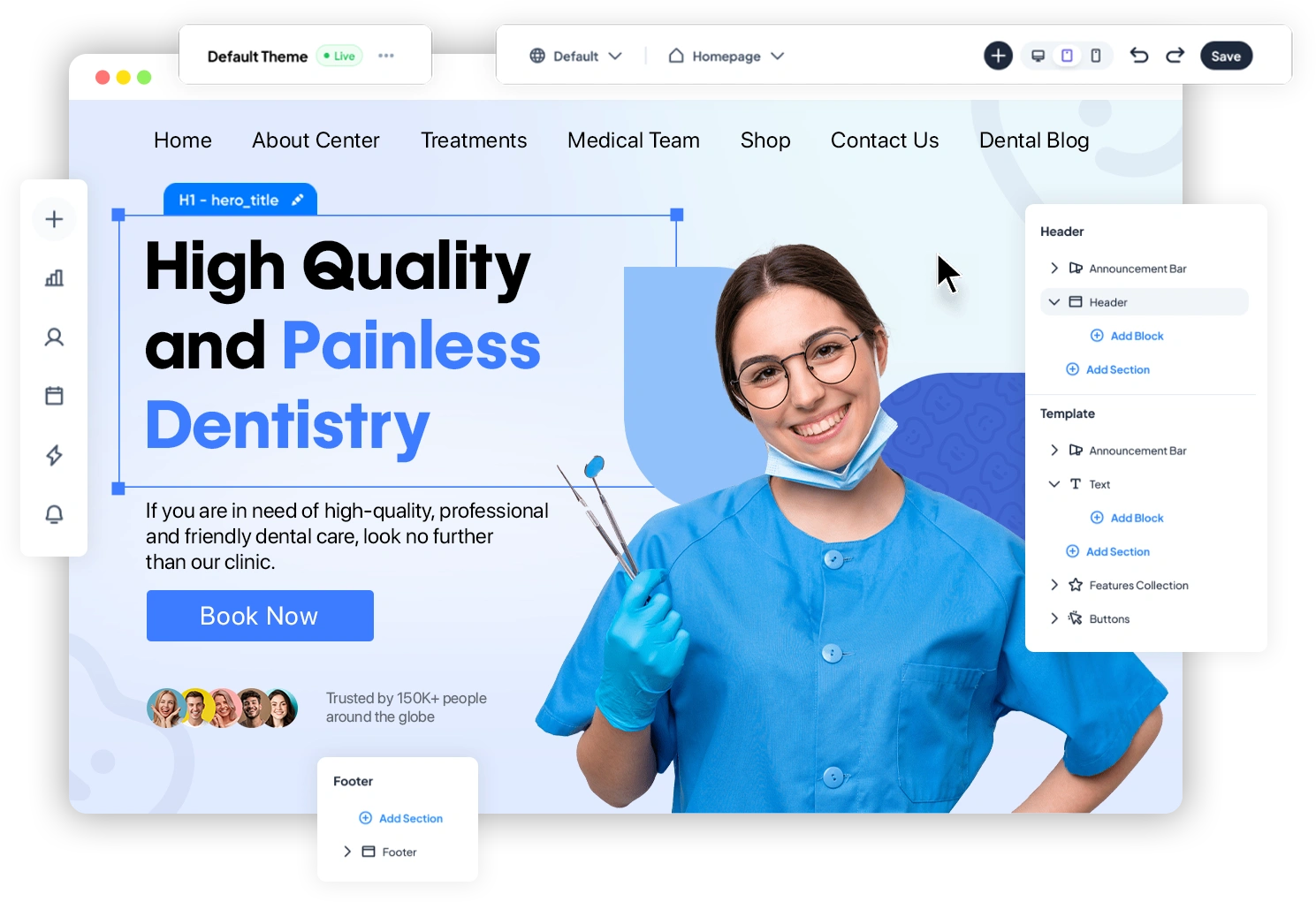 dental website builder