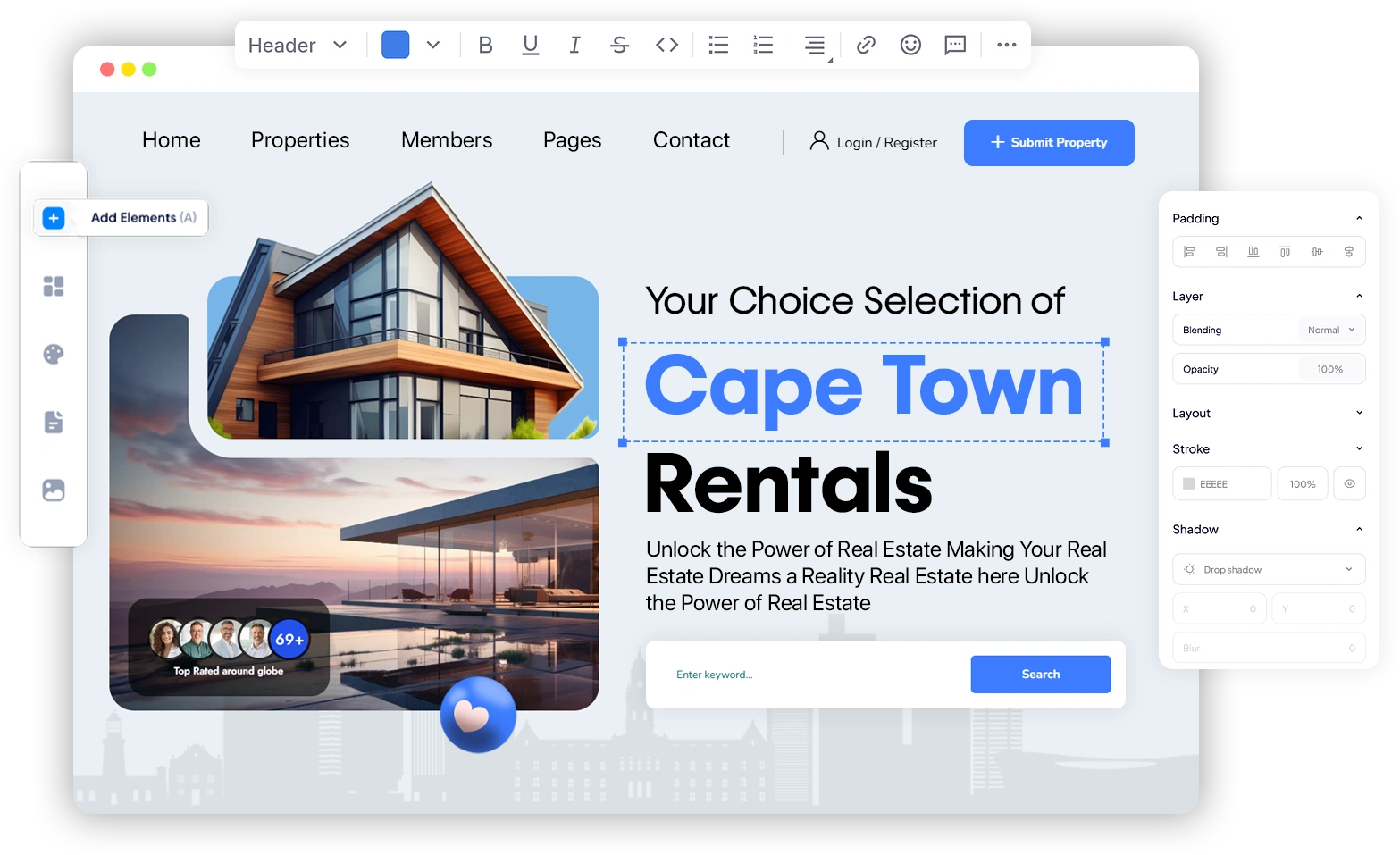 website builder South Africa