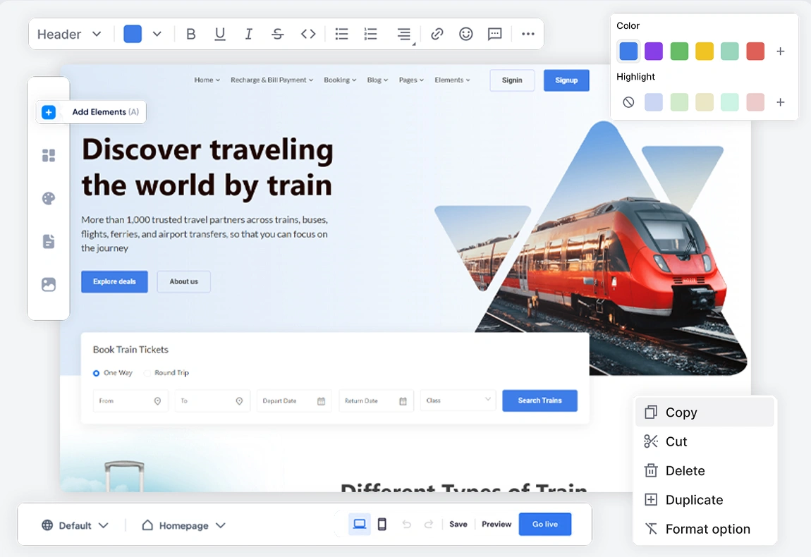 Flexible Customization Options