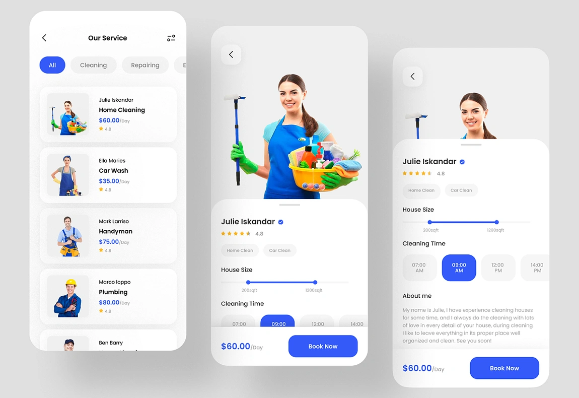 Comprehensive Booking Features