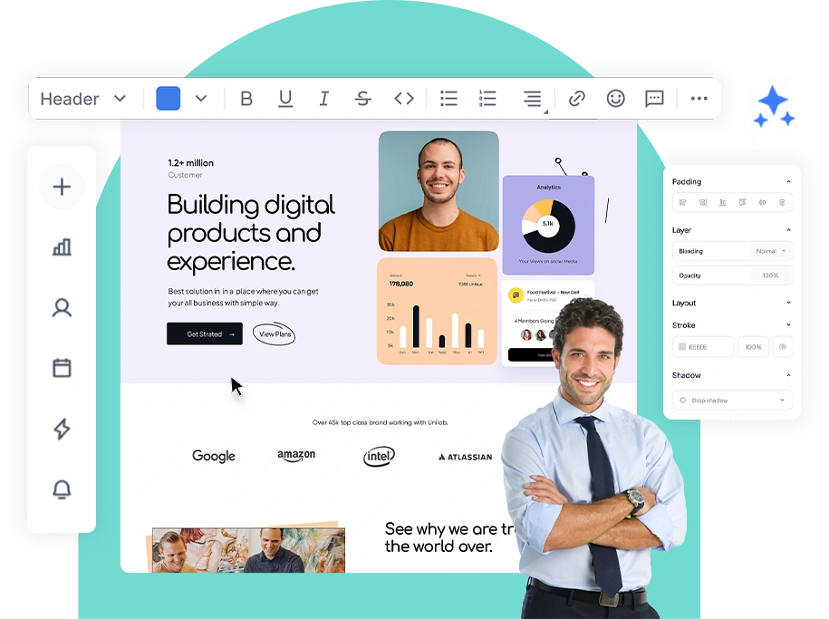 best website builder for marketing agency