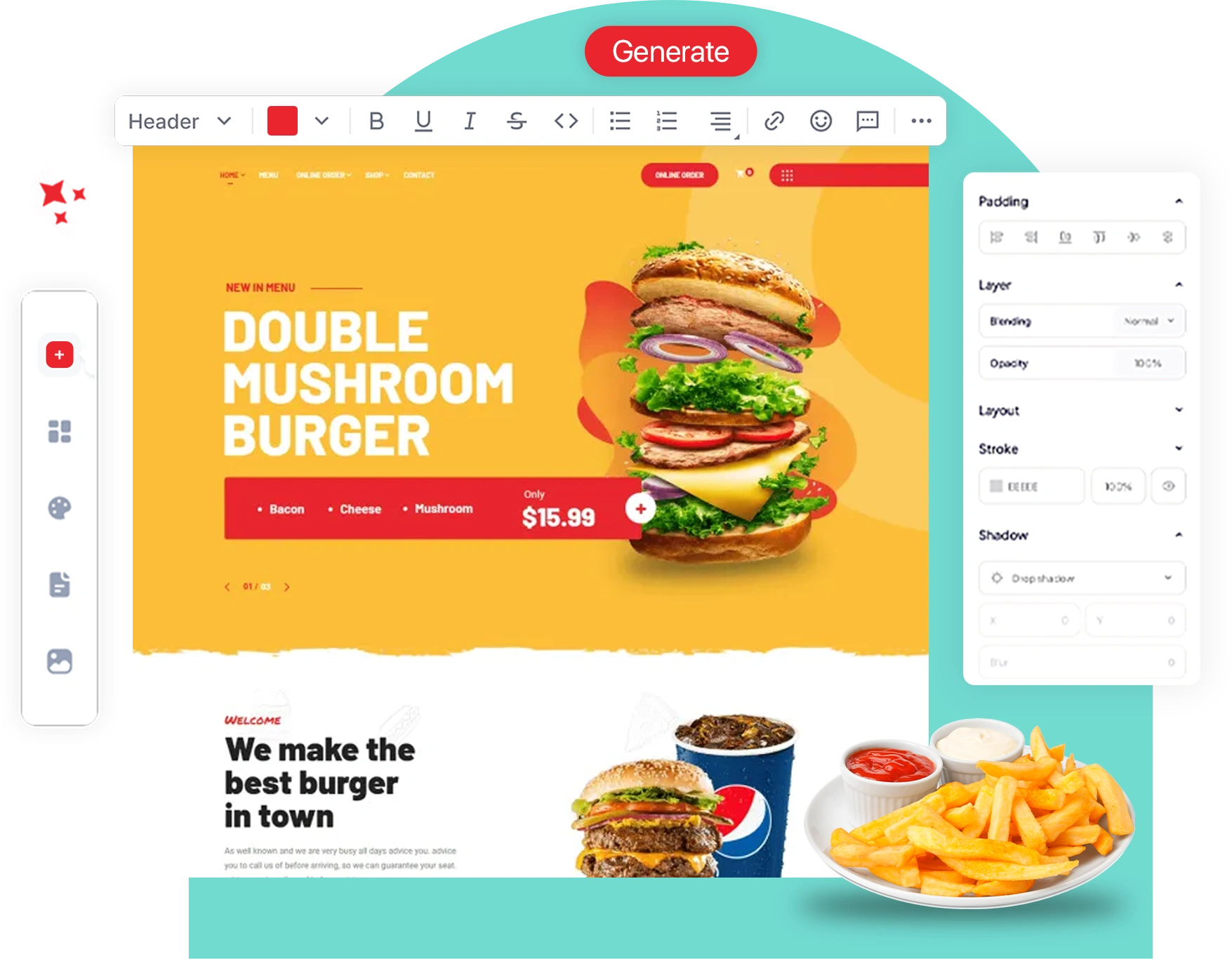 Restaurant Website Builder