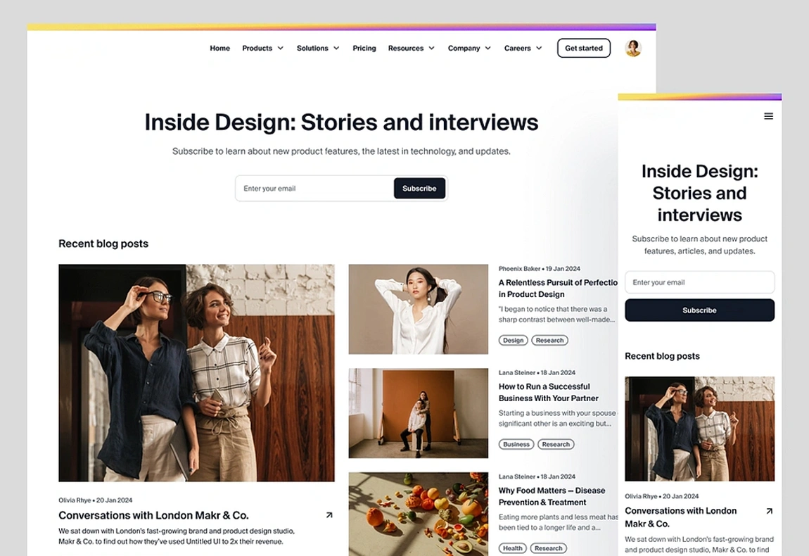 Mobile-Friendly Design