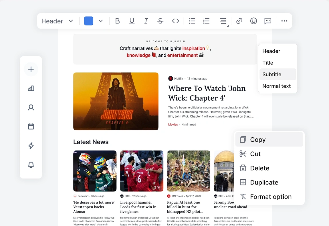 Seamless Content Management
