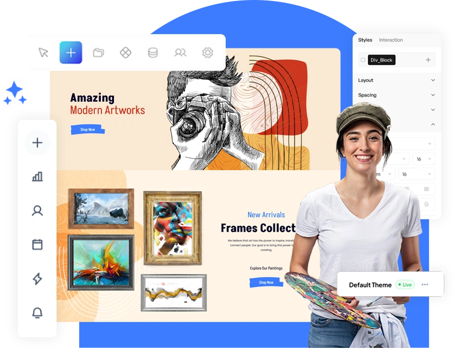 Website Builder for Artists