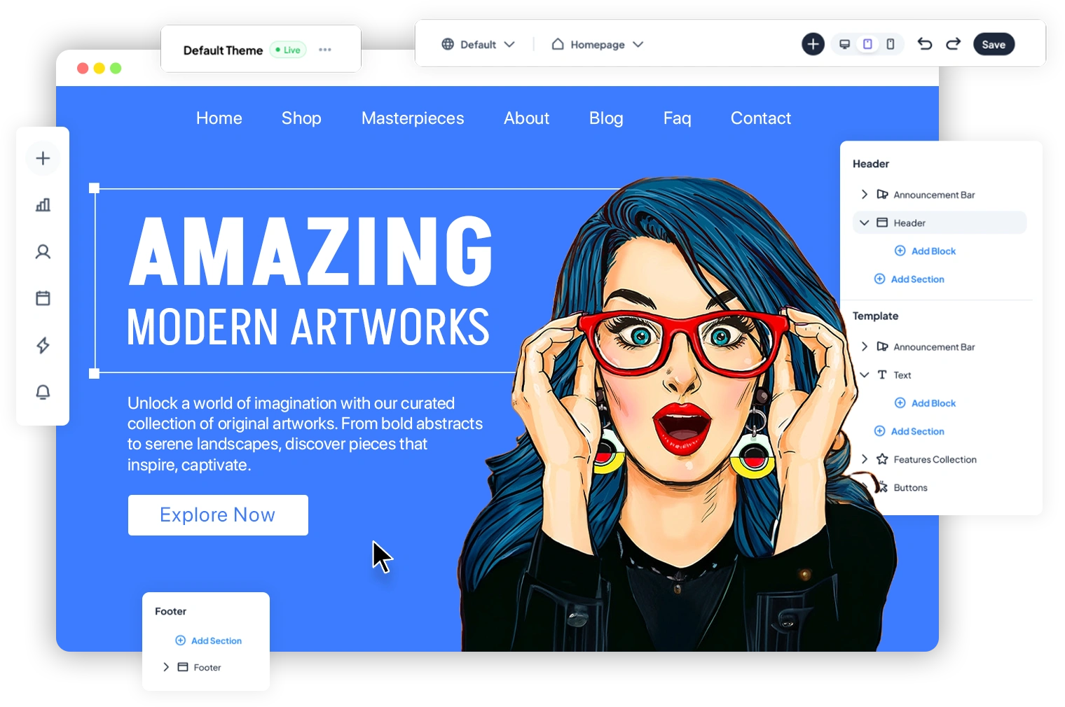 Website Builder for Artists
