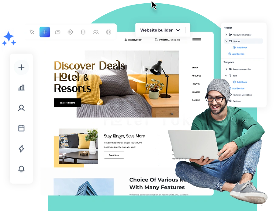 best hotel website builder