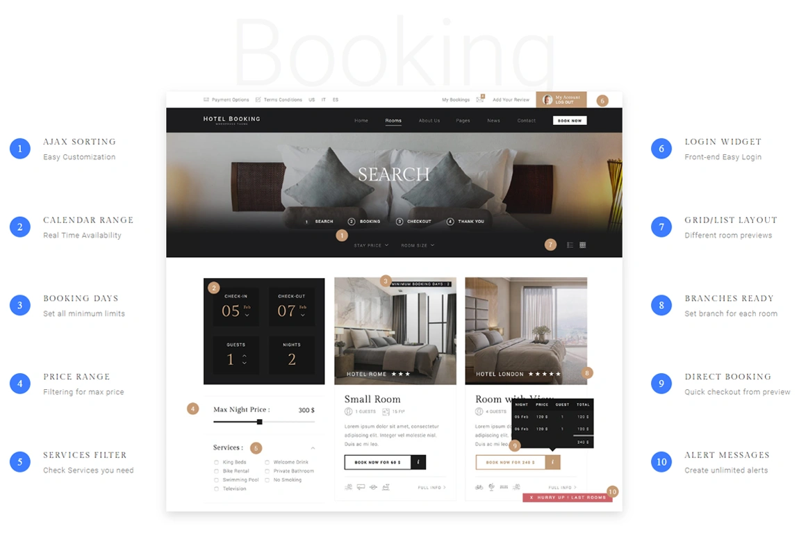 Advanced Booking Features