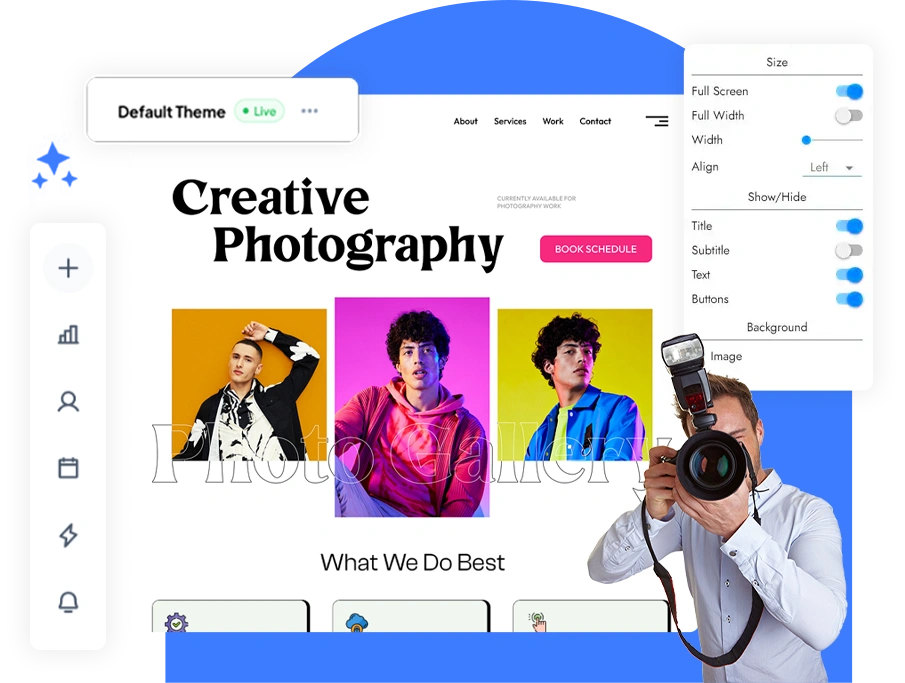 best website builder for photographers