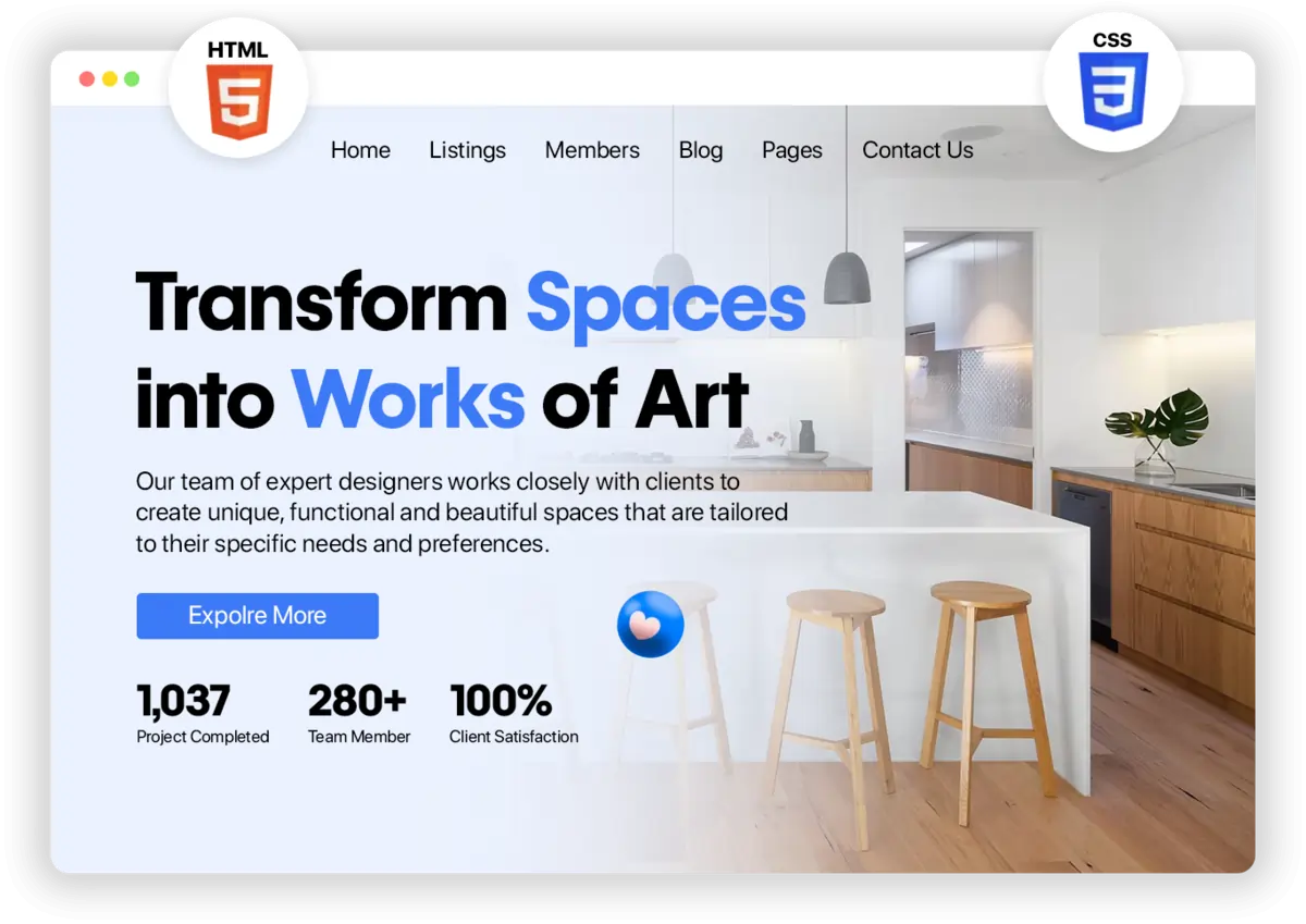 Website Design For Interior Designers