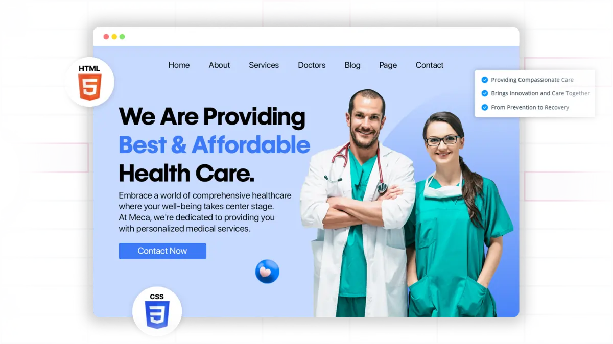 Affordable Hospital Web Design Packages