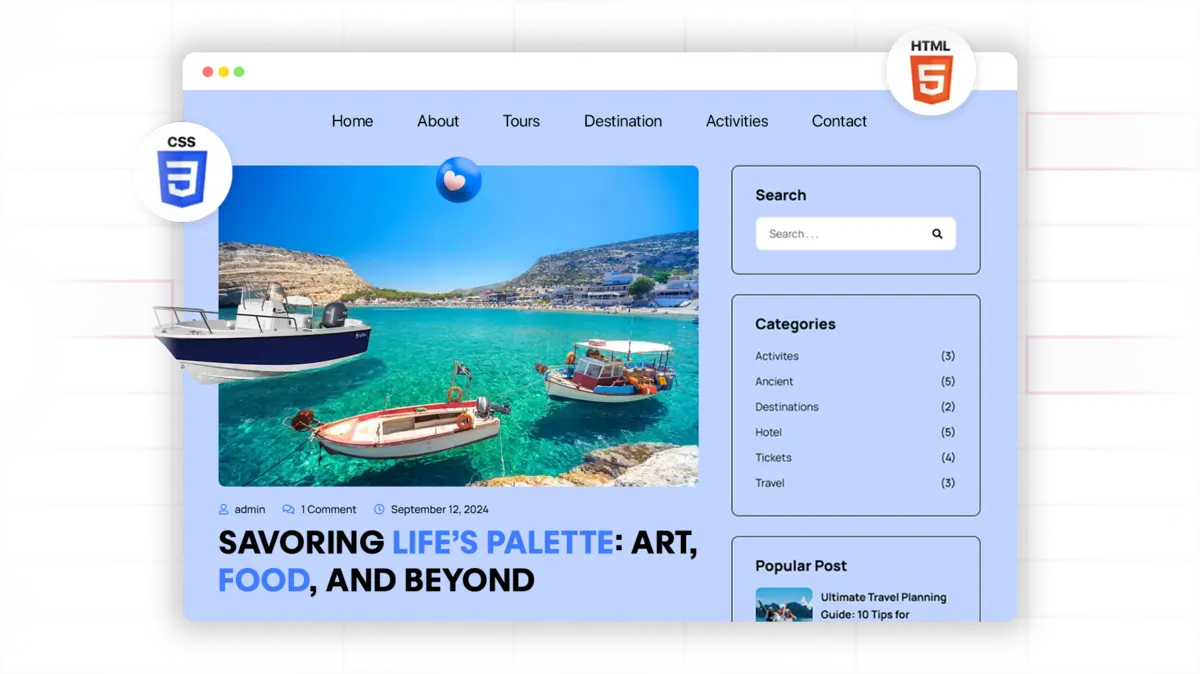 Travel Blog and Destination Guides