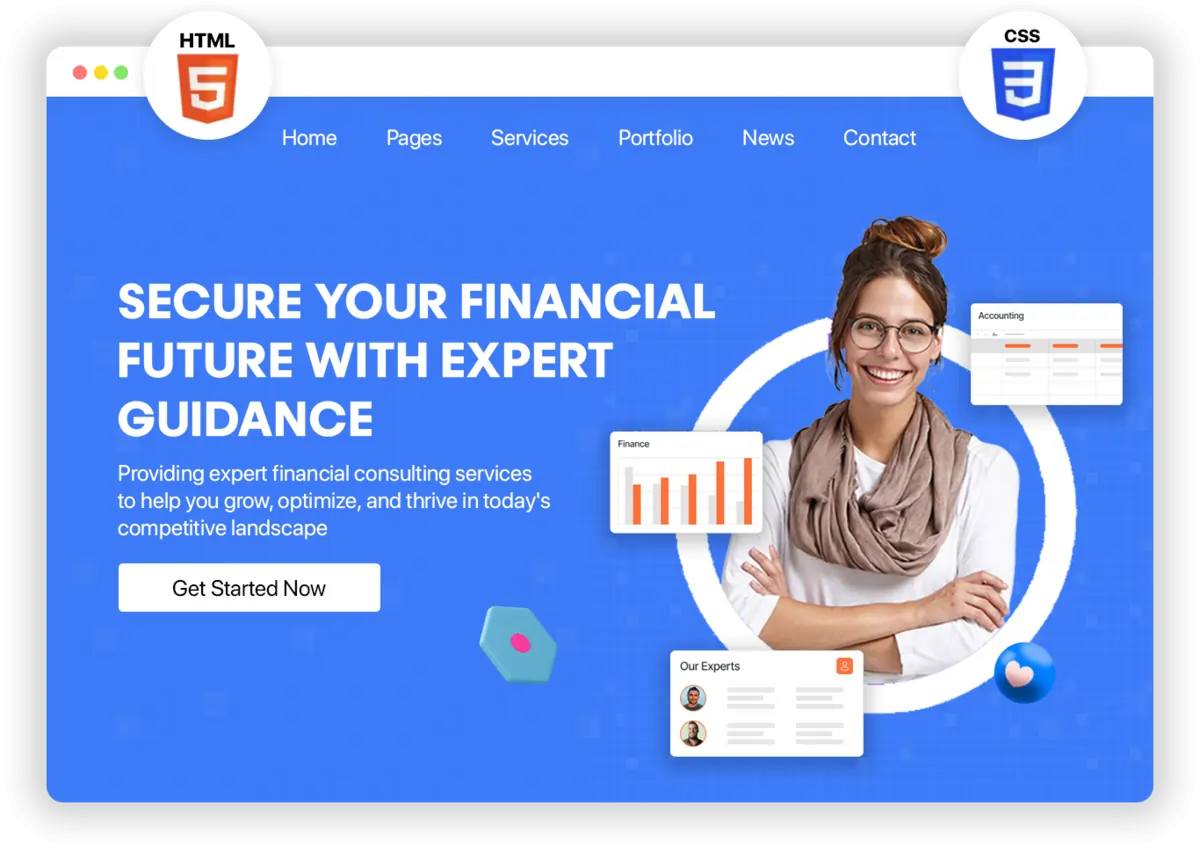 Expert Web Design for Financial Services