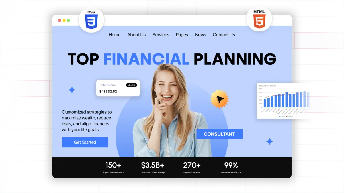 SEO Optimized Financial Services Sites