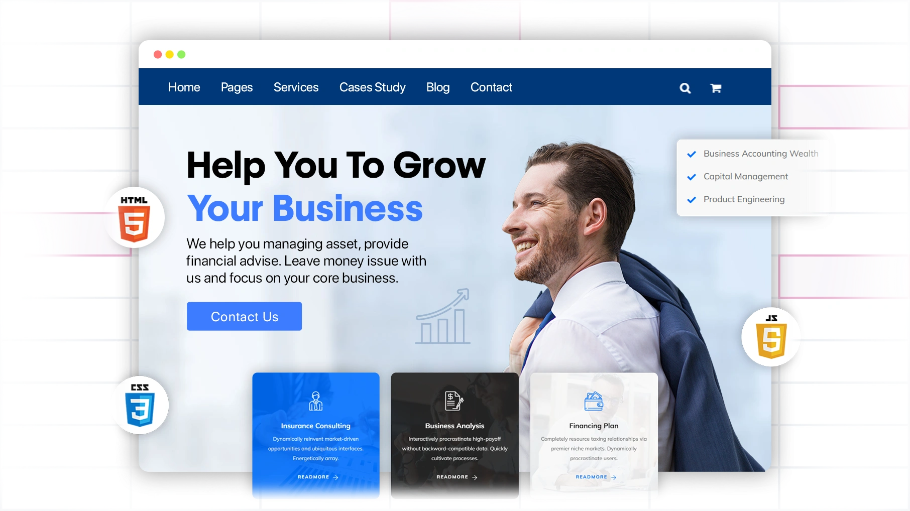 Custom Fintech Websites