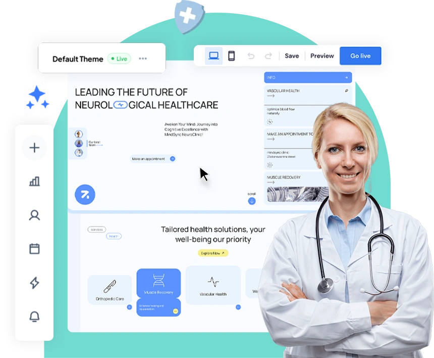 best website builder for medical practice