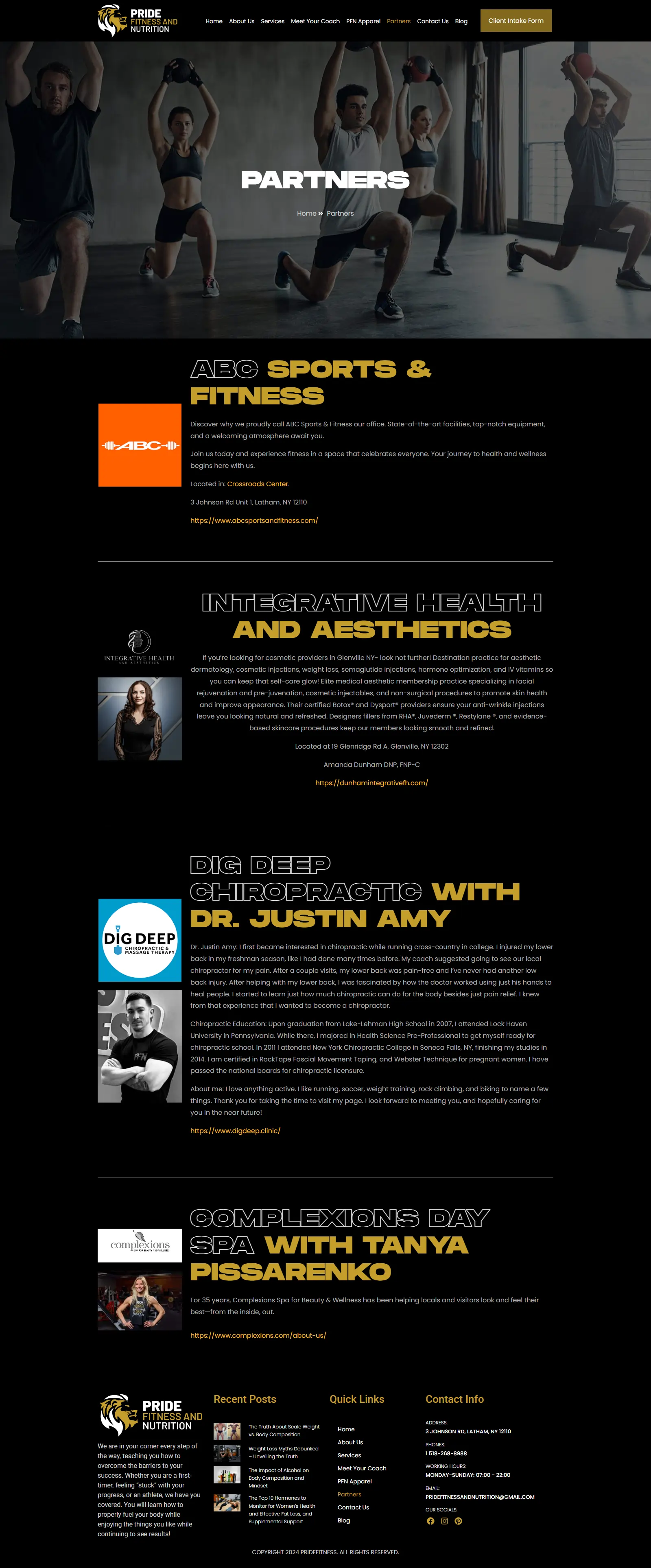 Pride Fitness and Nutrition