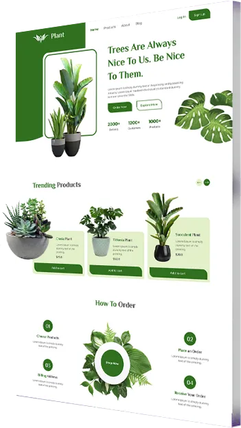 Plant WordPress Website