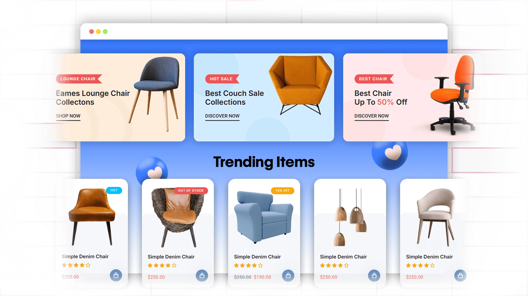 Portfolio and Product Display